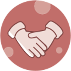 Financial Assistance Handshake Icon
